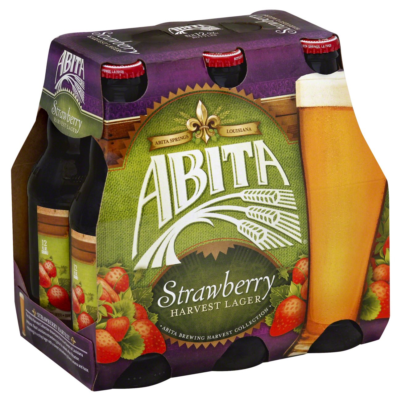 Abita Strawberry Lager Beer 12 oz Bottles Shop Beer at HEB