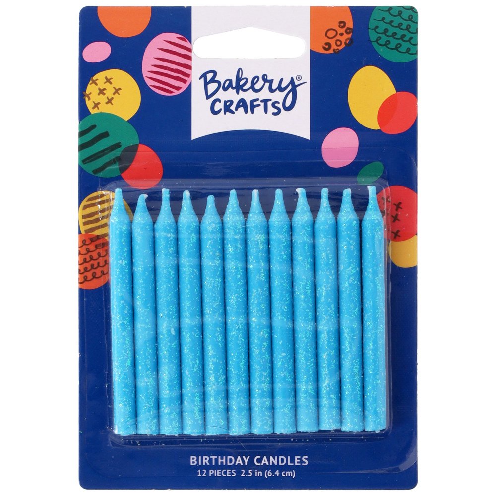 Culpitt Blue Glitter Birthday Candles Shop Birthday candles at HEB