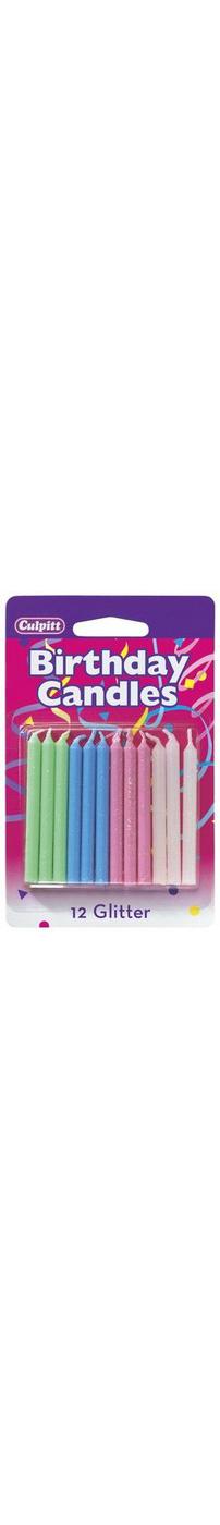 Culpitt Assorted Glitter Birthday Candles; image 2 of 2