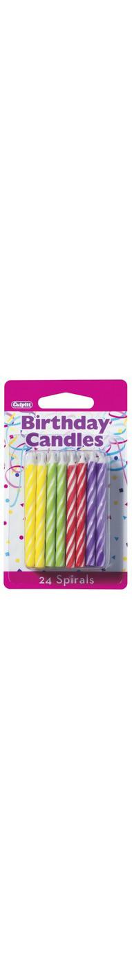 Culpitt Bright Spiral Birthday Candles; image 2 of 2