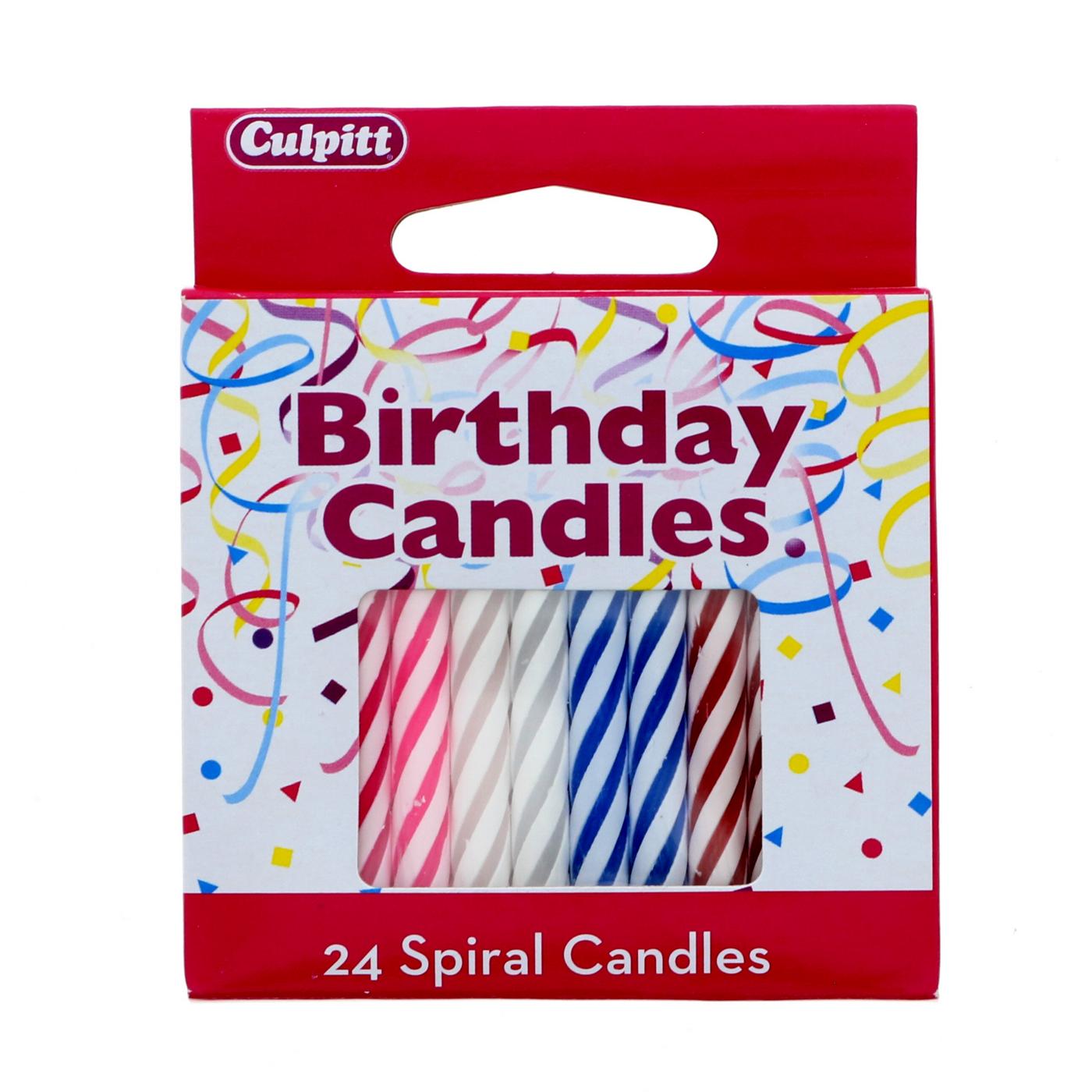 Culpitt Assorted Spiral Party Candles; image 1 of 2