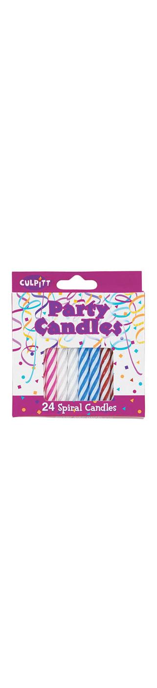 Culpitt Assorted Spiral Party Candles; image 2 of 2