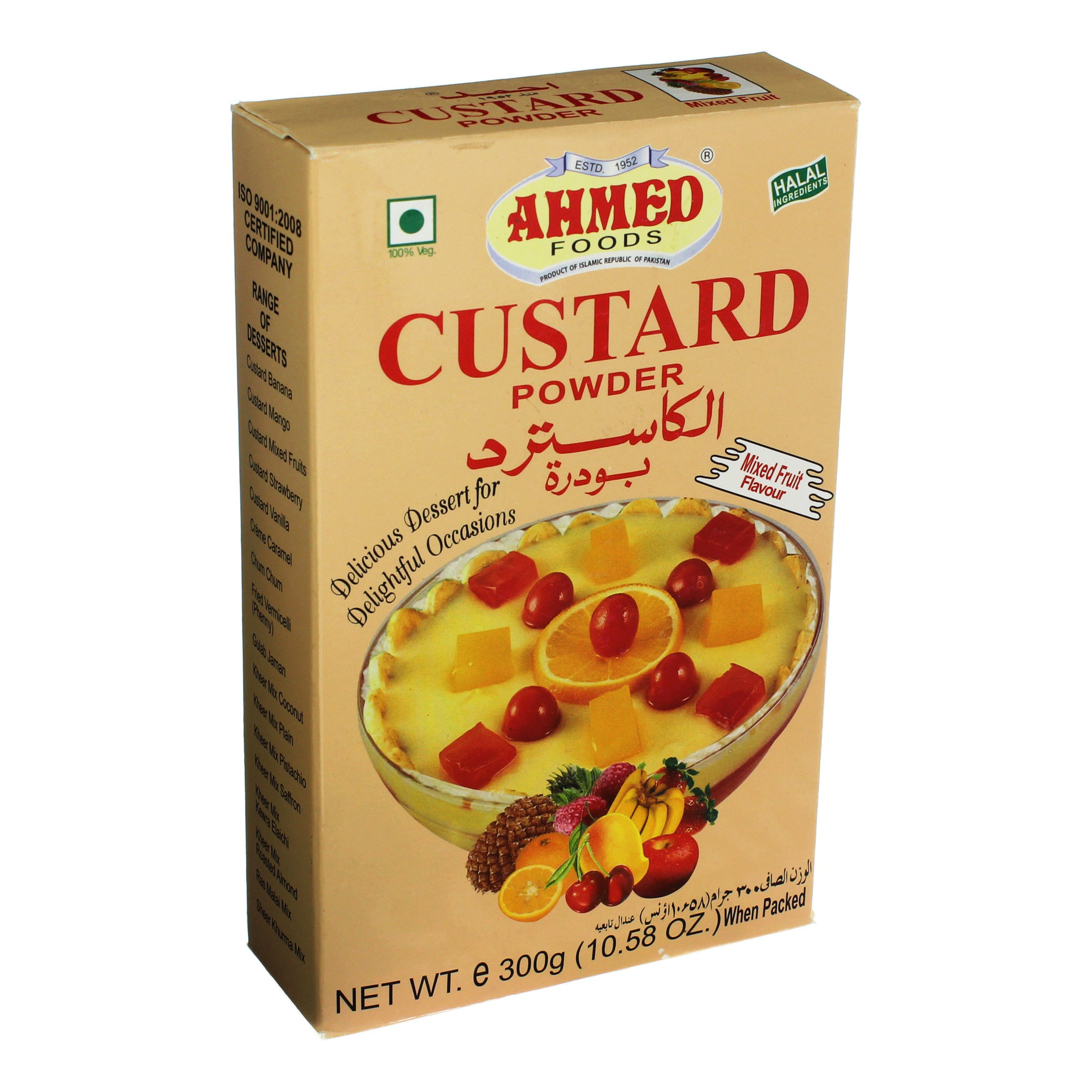Ahmed Mixed Fruit Custard Powder Shop Pudding & Gelatin Mix at HEB