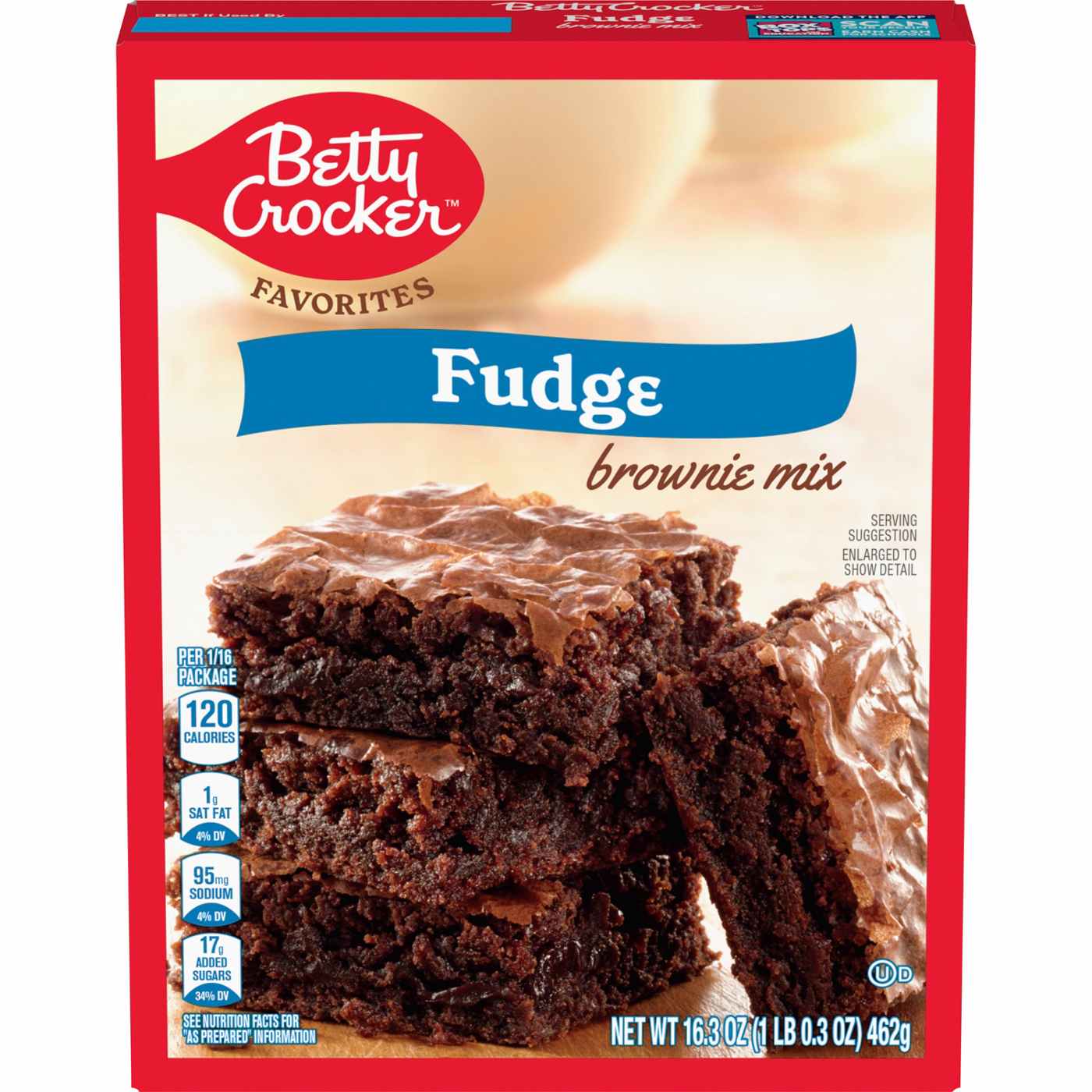 Betty Crocker Fudge Brownie Mix; image 1 of 6