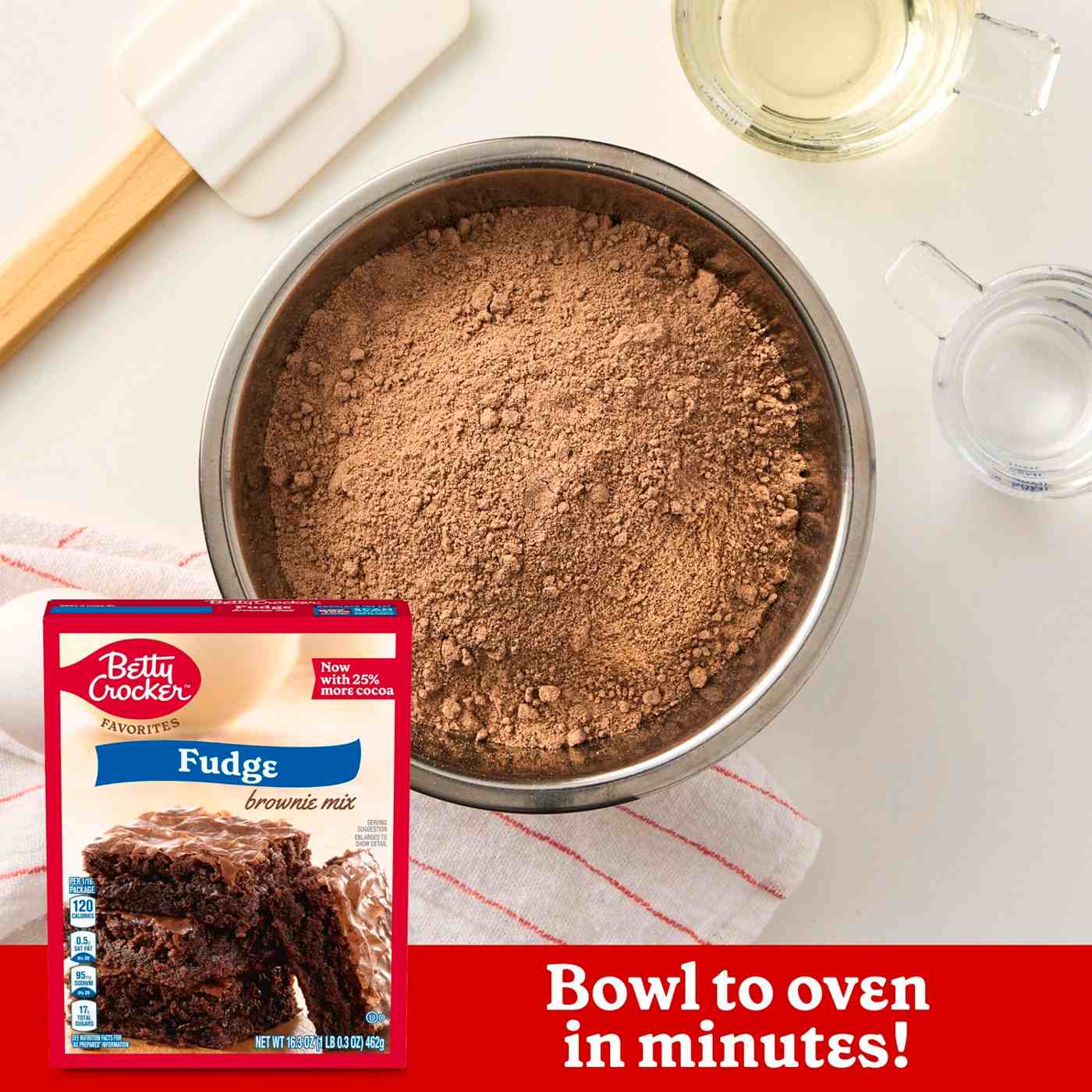 Betty Crocker Fudge Brownie Mix; image 2 of 6