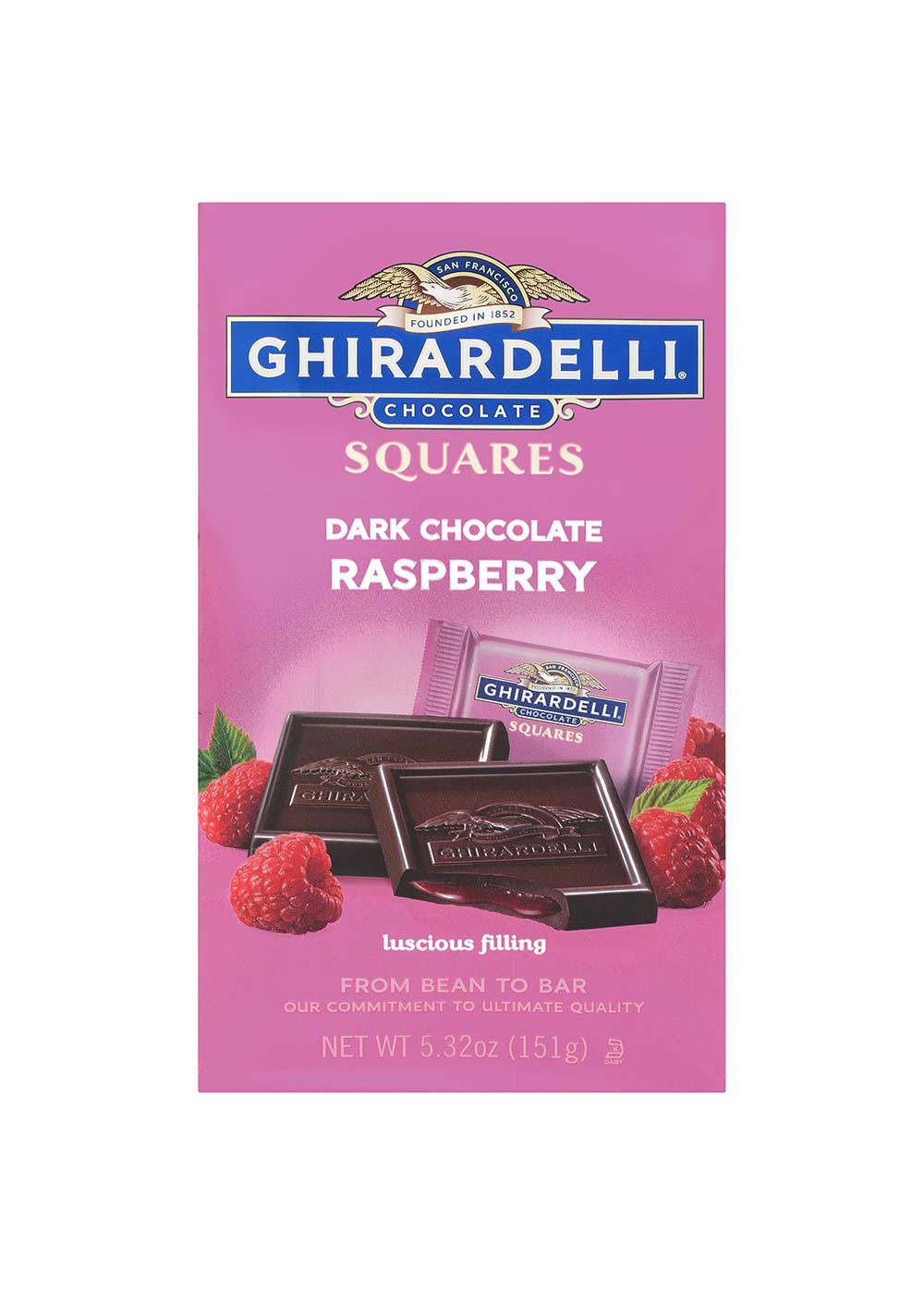 Ghirardelli Dark Chocolate Raspberry Squares; image 1 of 5