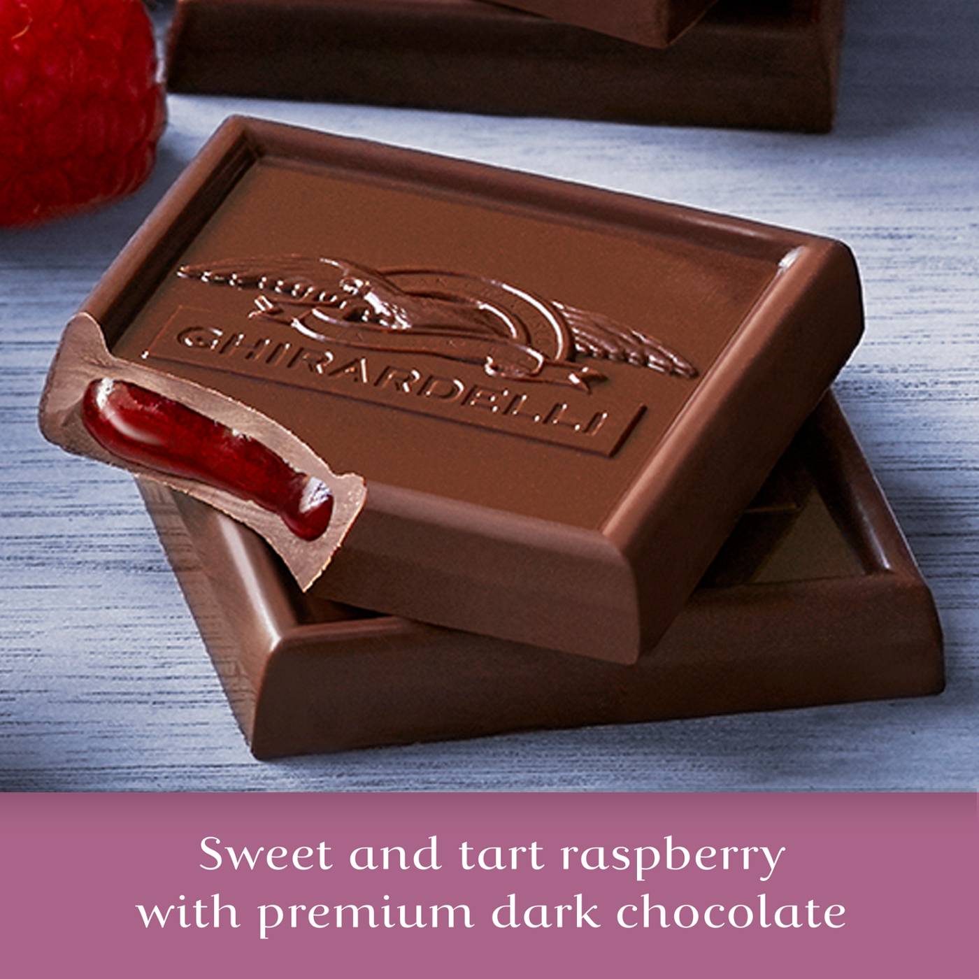 ghirardelli-dark-chocolate-raspberry-squares-shop-candy-at-h-e-b