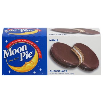 MoonPie Mini MoonPies Marshmallow Sandwich Cookies - Chocolate, 12 ct