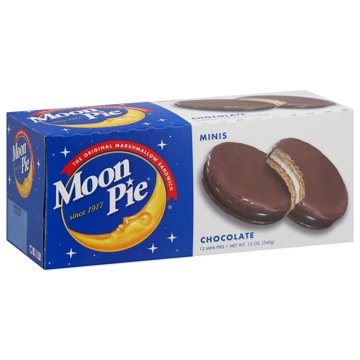 MoonPie Mini MoonPies Marshmallow Sandwich Cookies - Chocolate, 12 ct