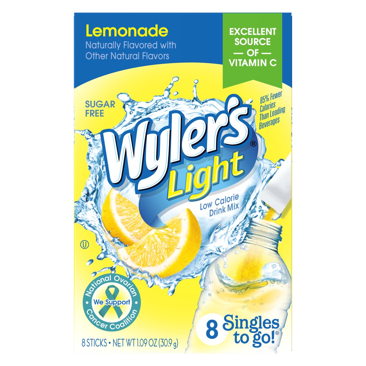 Wyler's Light Singles to Go! Lemonade Drink Mix - Shop Mixes & Flavor ...