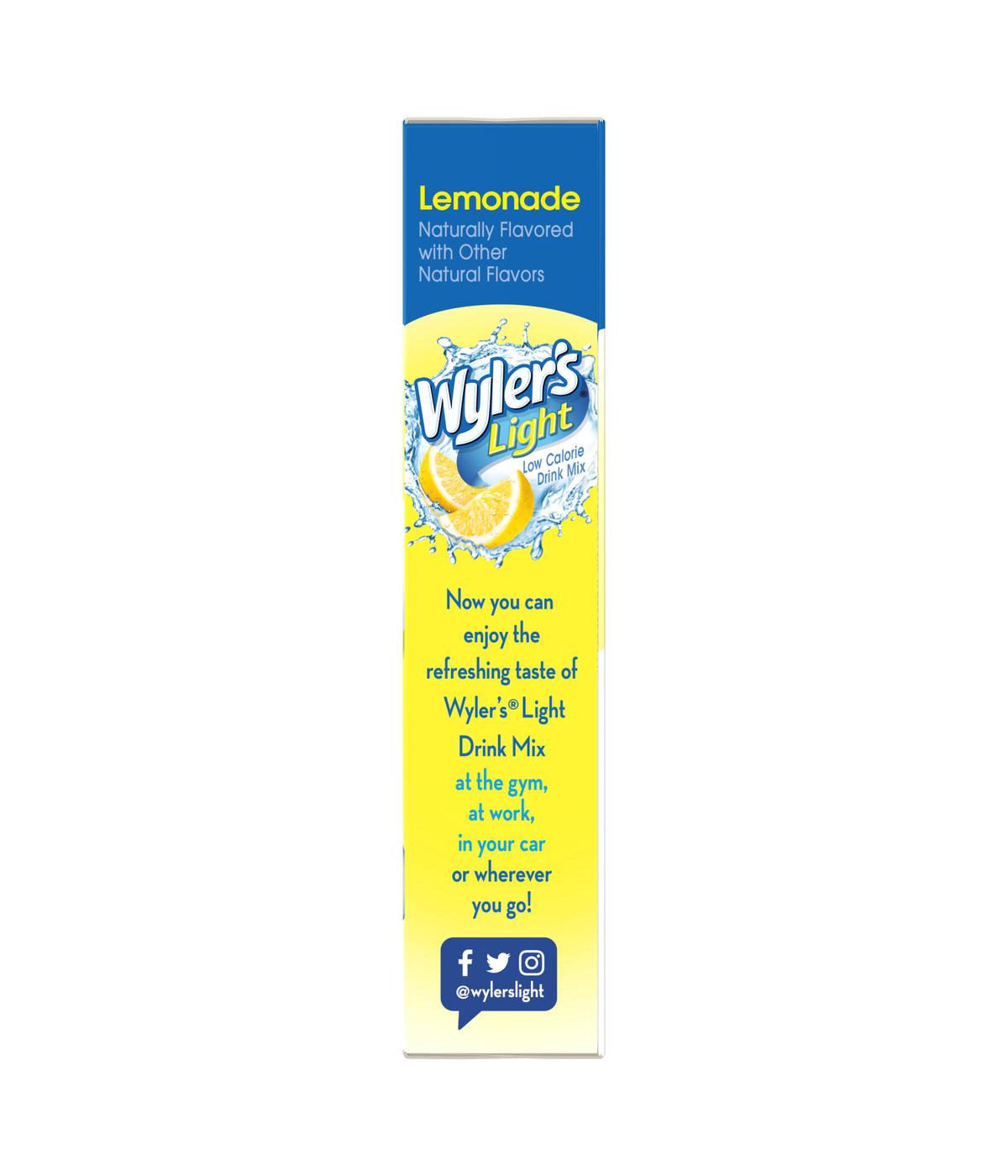 Wyler's Light Singles-To-Go Sugar Free Drink Mix – Lemonade; image 2 of 4