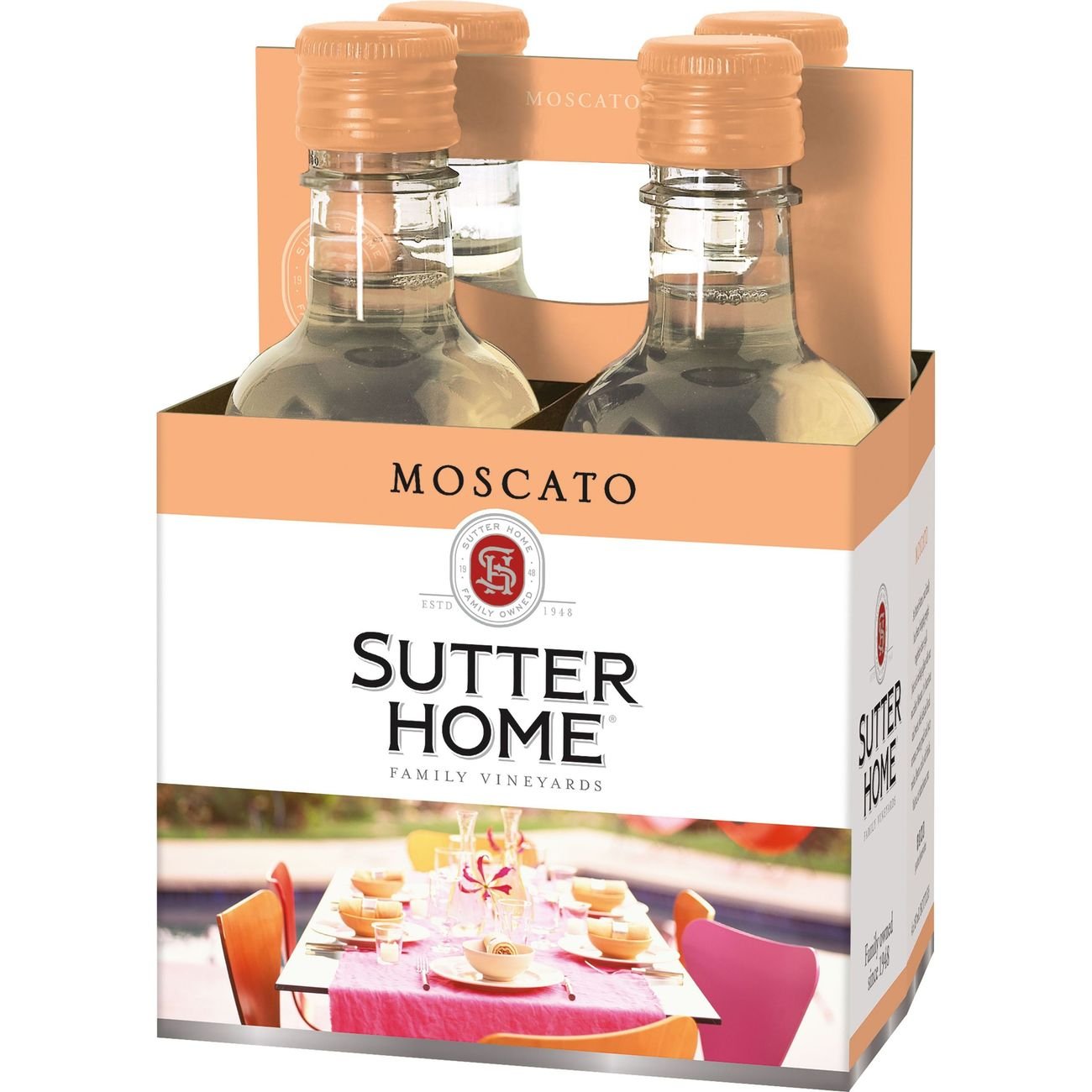 Sutter Home Family Vineyards Moscato 187 mL Bottles Shop Wine at HEB