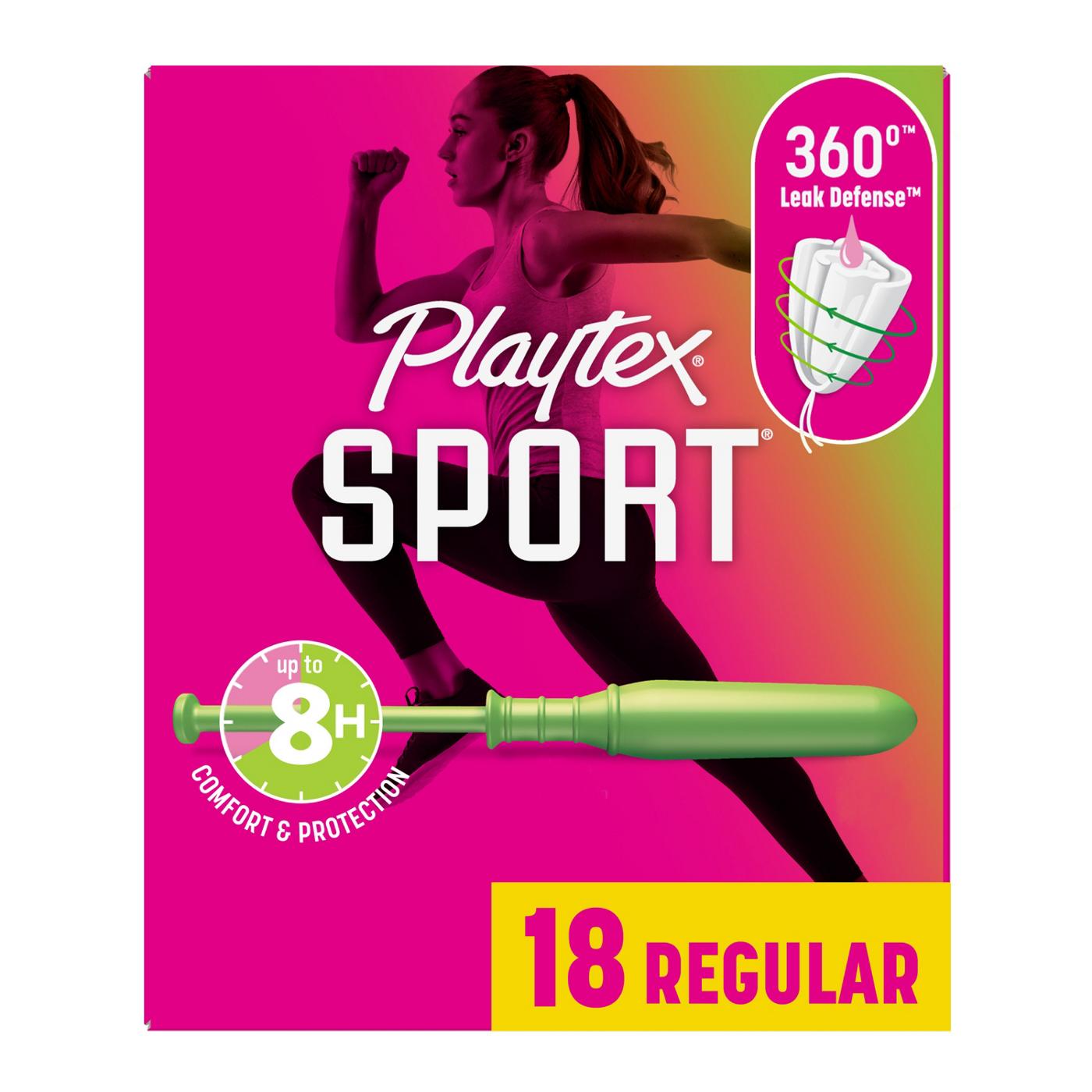 Playtex Sport Tampons - Regular, Unscented; image 1 of 4