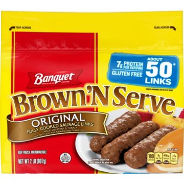 Banquet Brown ‘N Serve Original Fully Cooked Sausage Links, 32 oz