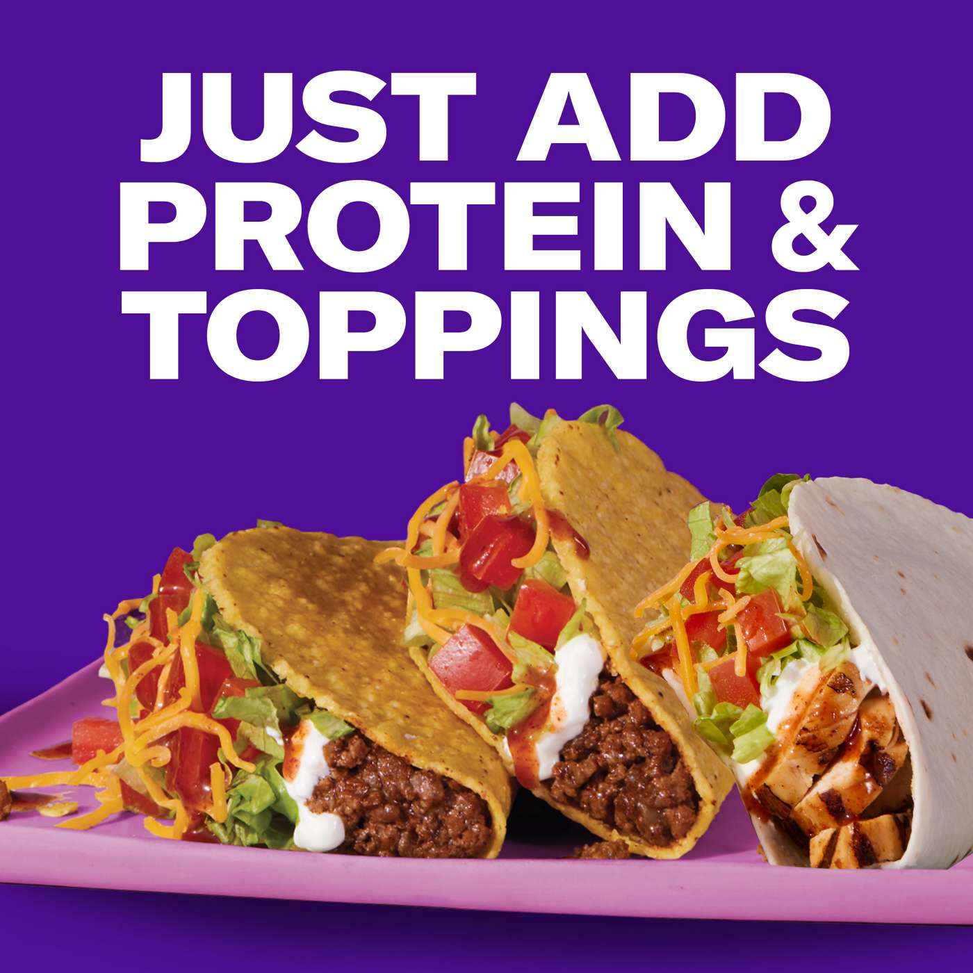 Taco Bell Crunchy & Soft Taco Dinner Kit Shop Pantry meals at HEB