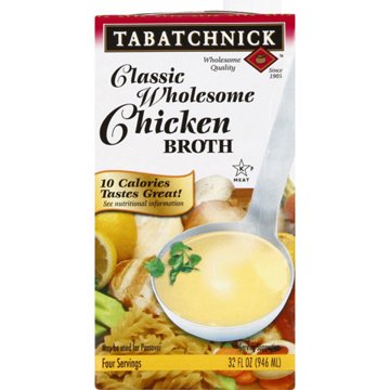 Tabatchnick Kosher Classic Wholesome Chicken Broth, 32 oz