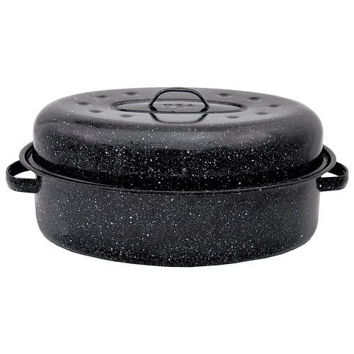 Granite Ware Covered Oval Roaster Shop Pans & Dishes at HEB