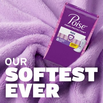Poise Incontinence Pads, Ultimate Absorbency, Regular Length, 33 ct