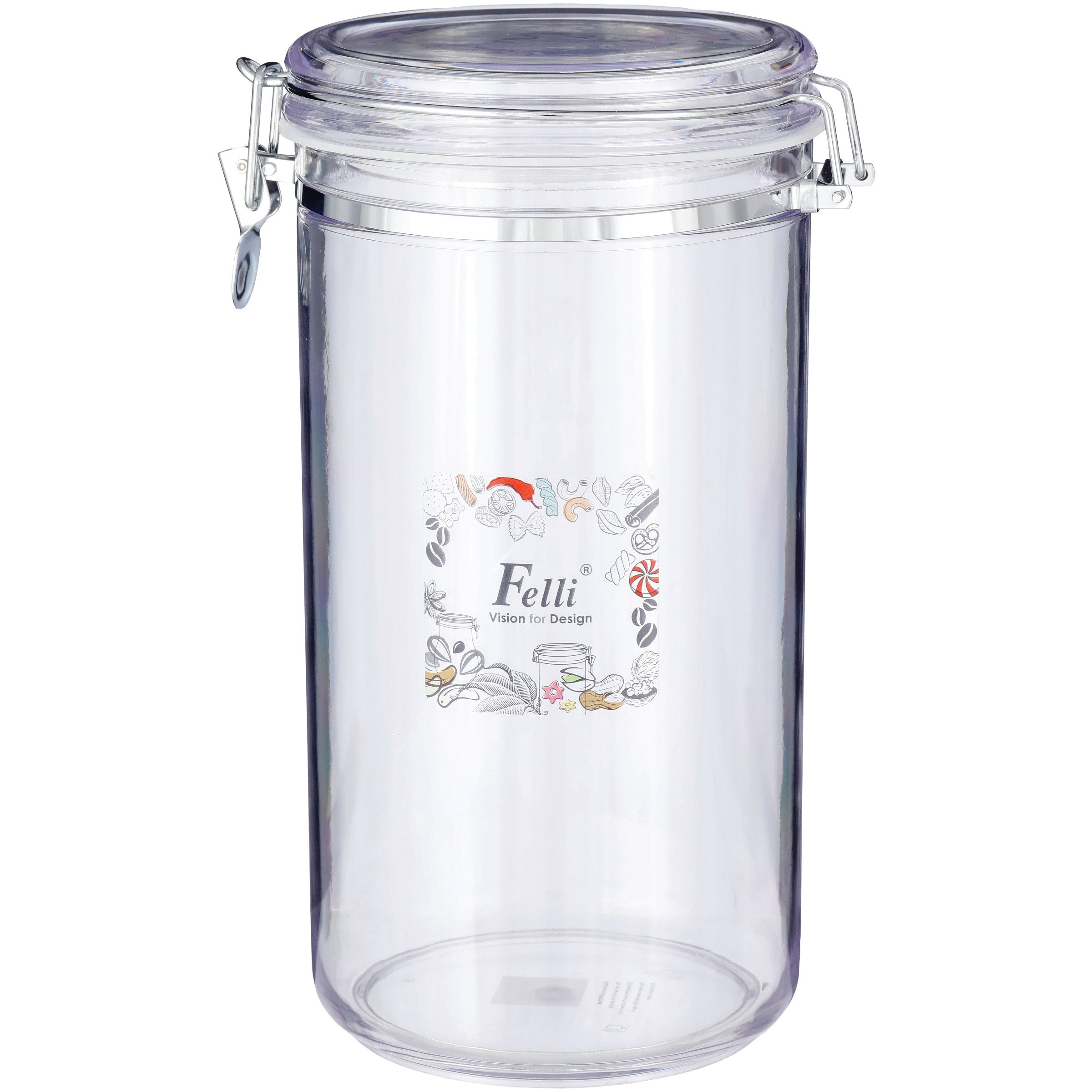 Felli Classic Grace Style Acrylic Storage Canister - Shop Food Storage at  H-E-B