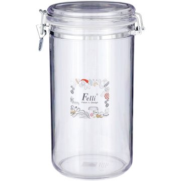 Felli Classic Grace Style Acrylic Storage Canister, 144 oz