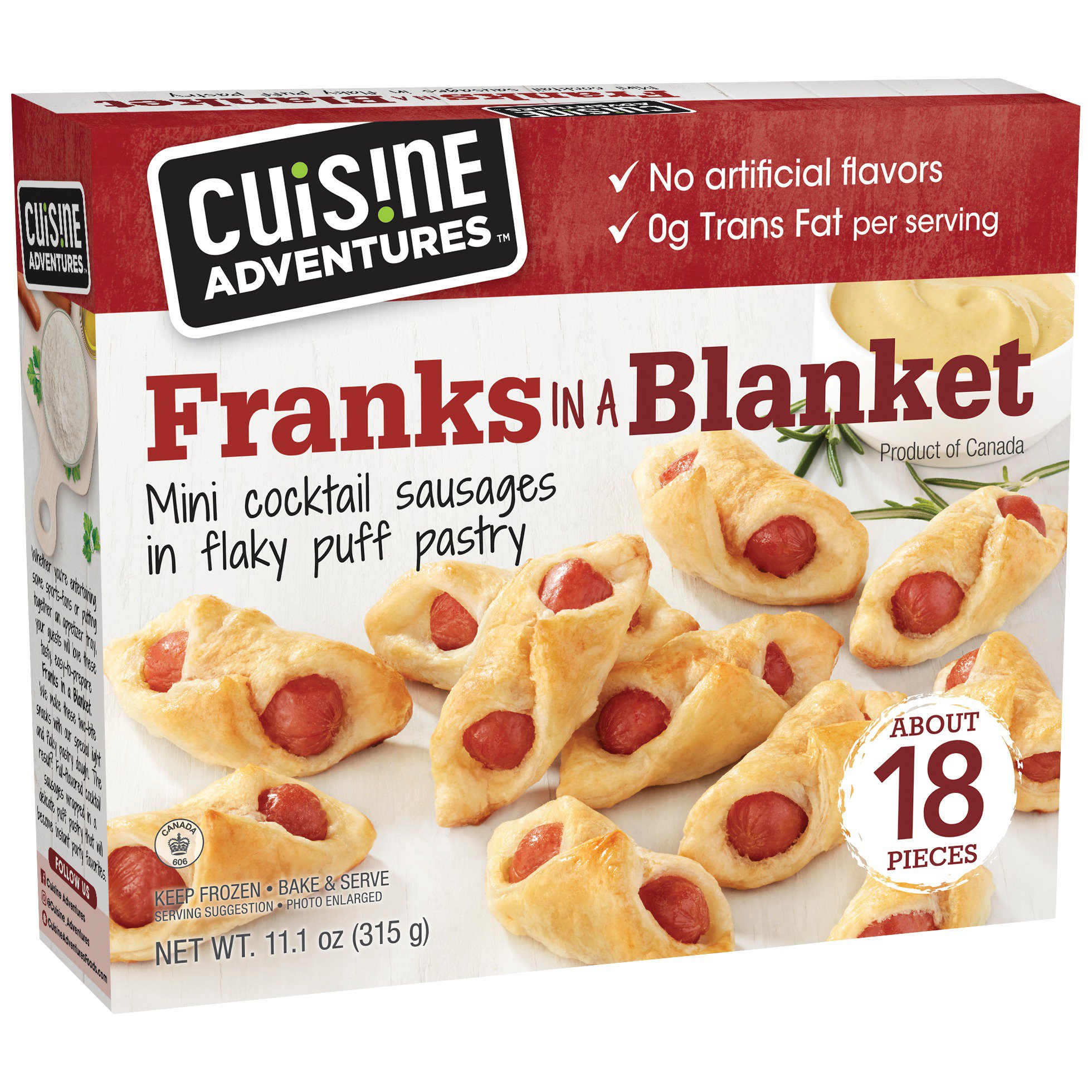 Cuisine Adventures Franks In A Blanket Shop Entrees Sides At HEB