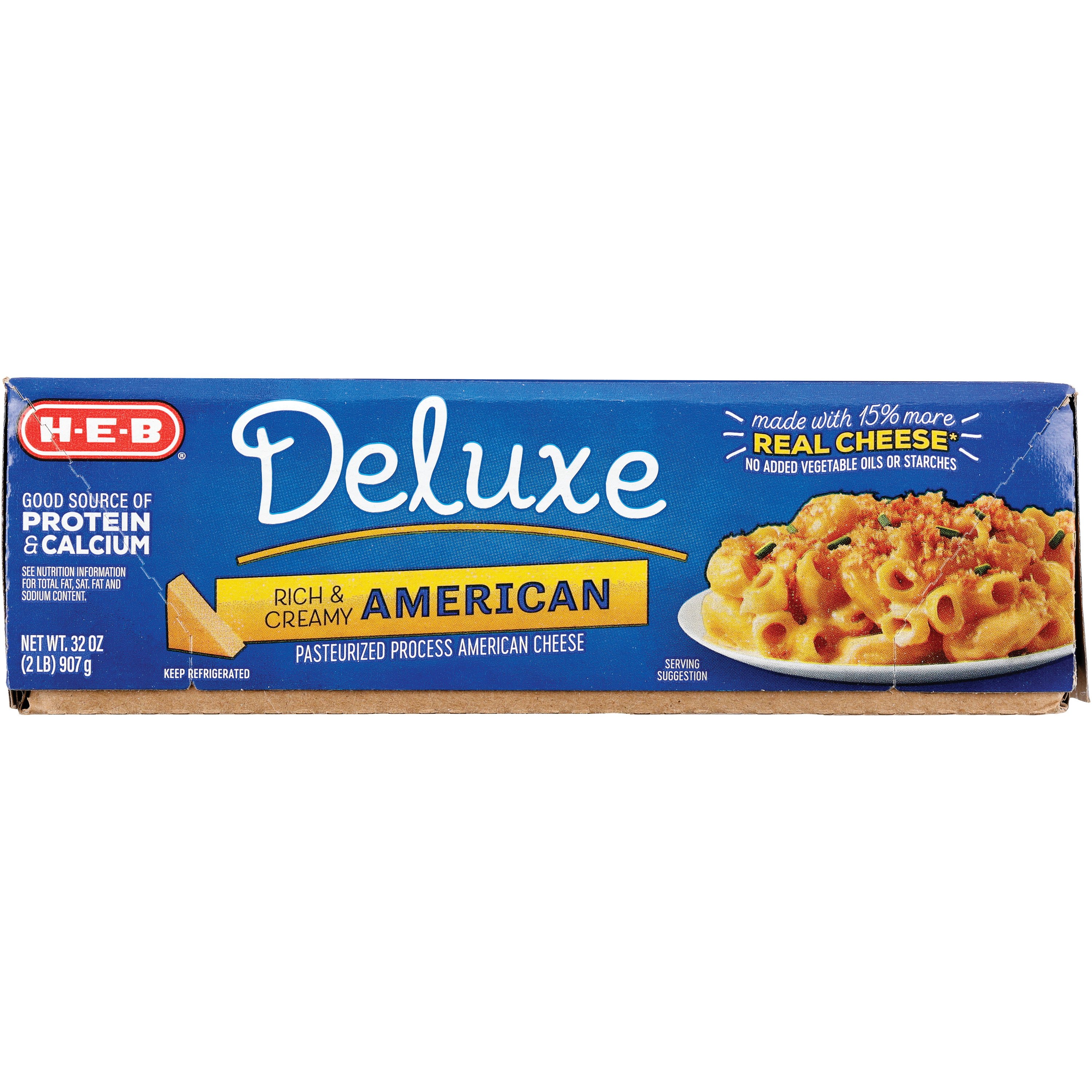 H-E-B Deluxe American Cheese - Shop Cheese at H-E-B