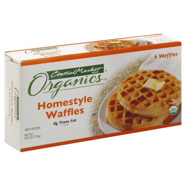 Central Market Organics Homestyle Waffles Shop Entrees & Sides at HEB