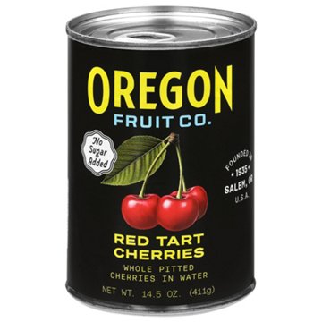 Oregon Fruit Co. Specialty Fruit Pitted Red Tart Cherries in Water, 14.5 oz