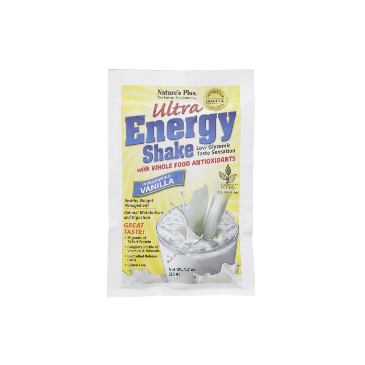 Nature's Plus Ultra Energy Shake, Invigorating Vanilla; image 1 of 2