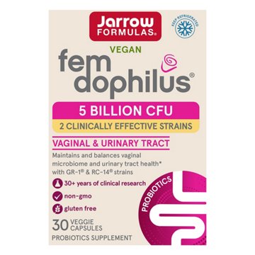 Jarrow Formulas Fem-dophilus Women's Oral Probiotic Capsules, 30 ct
