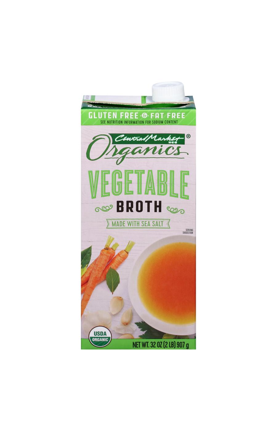 Central Market Organics Vegetable Broth; image 1 of 9