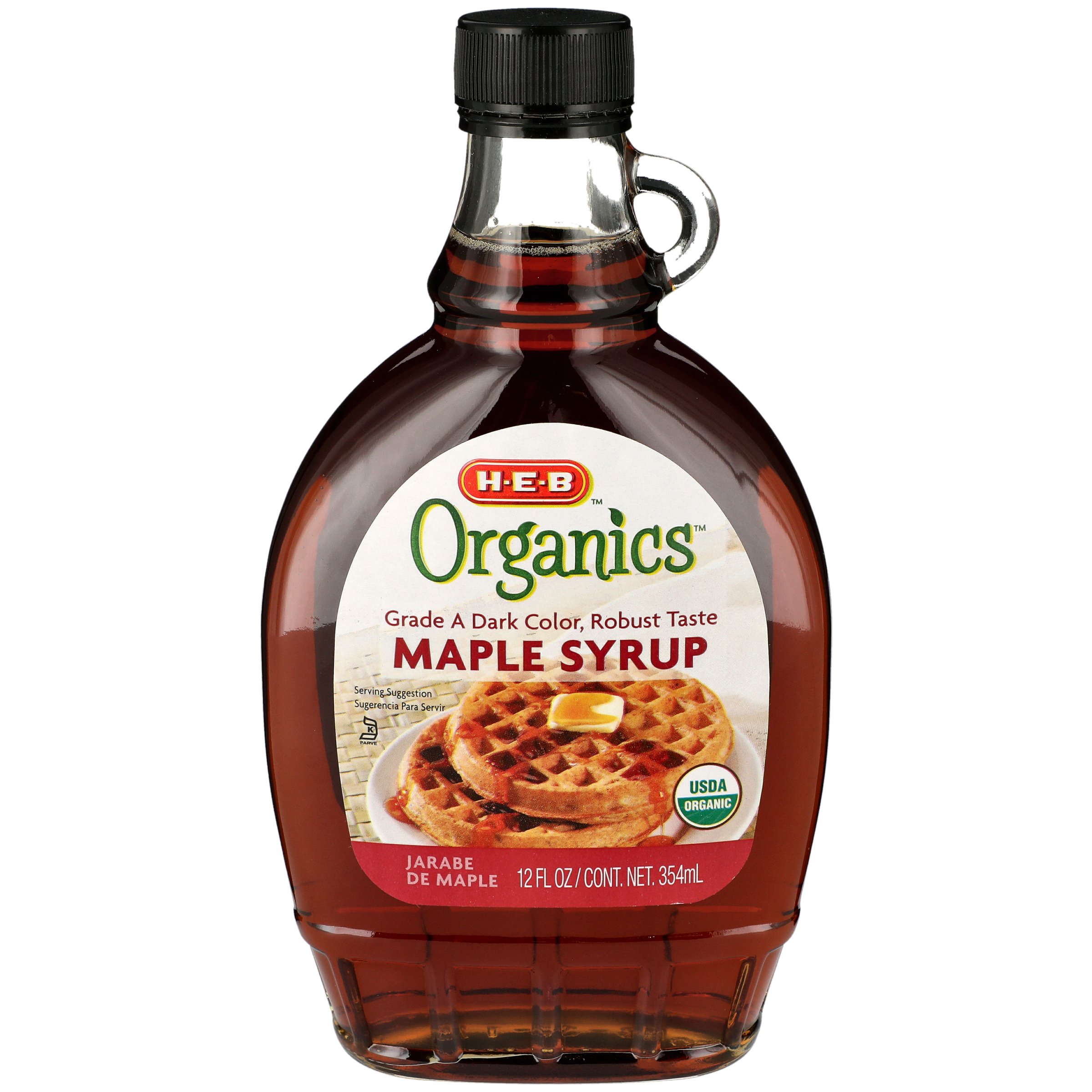 H-E-B Organics Dark Robust Taste Maple Syrup - Shop Syrup at H-E-B