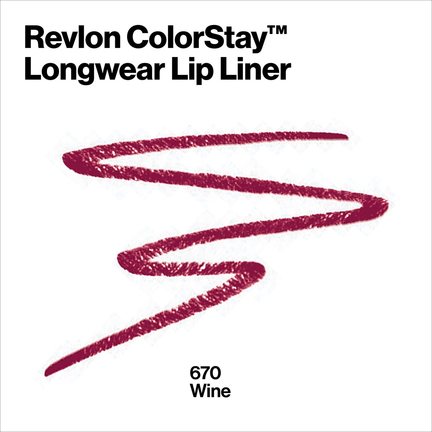 Revlon ColorStay Lipliner,   Wine; image 7 of 9