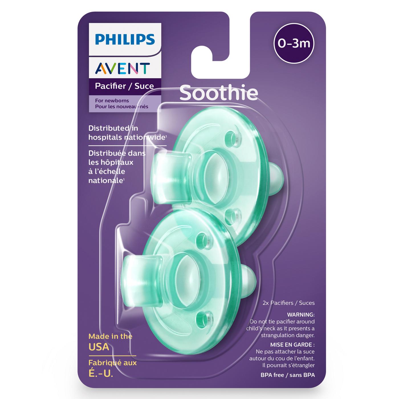 Avent Soothie Pacifiers (0-3 M); image 1 of 6