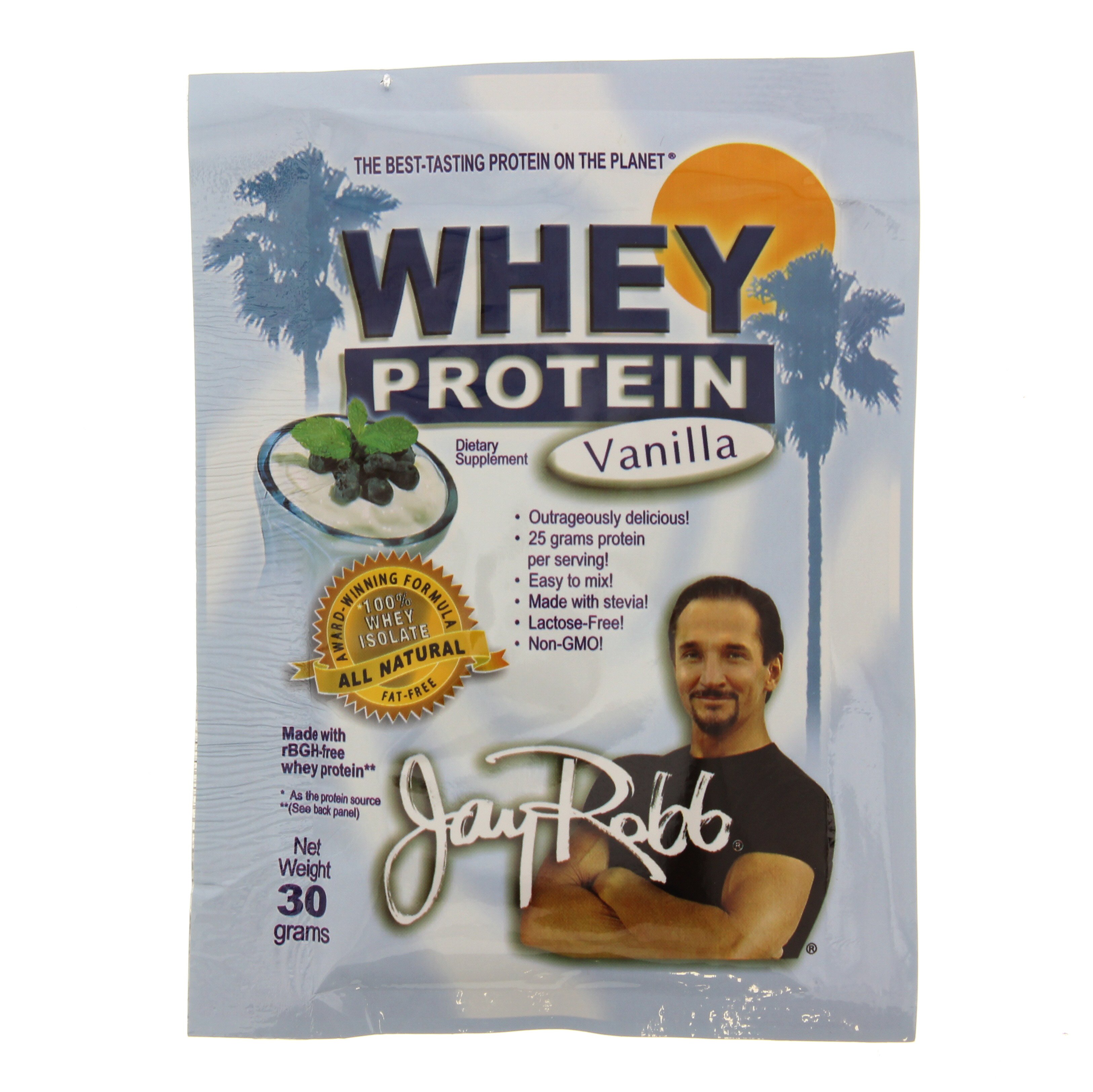 Jay Robb Vanilla Whey Protein Isolate Single Serving Packet Shop Diet