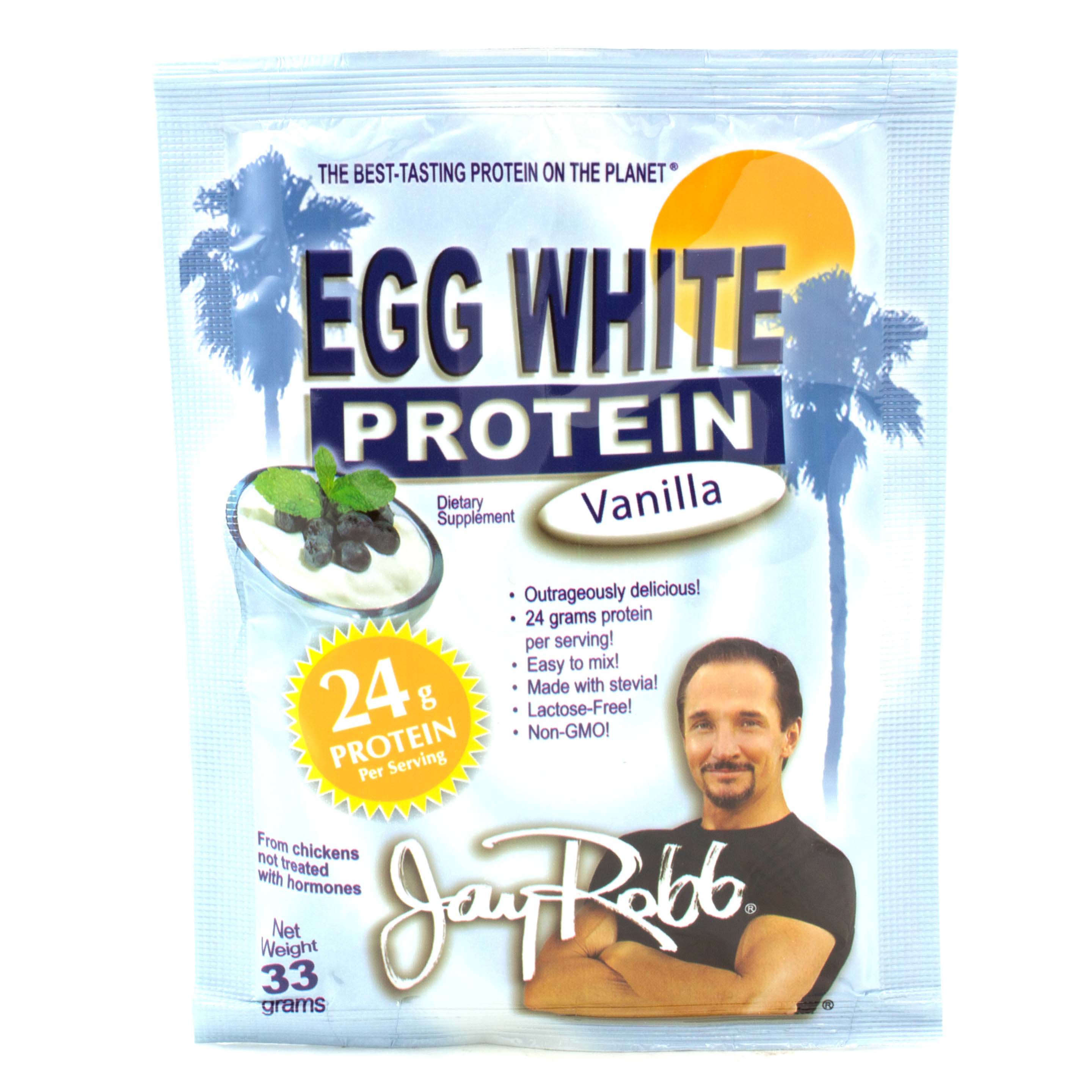 Jay Robb Vanilla Egg White Protein Packet Shop Diet & Fitness at HEB