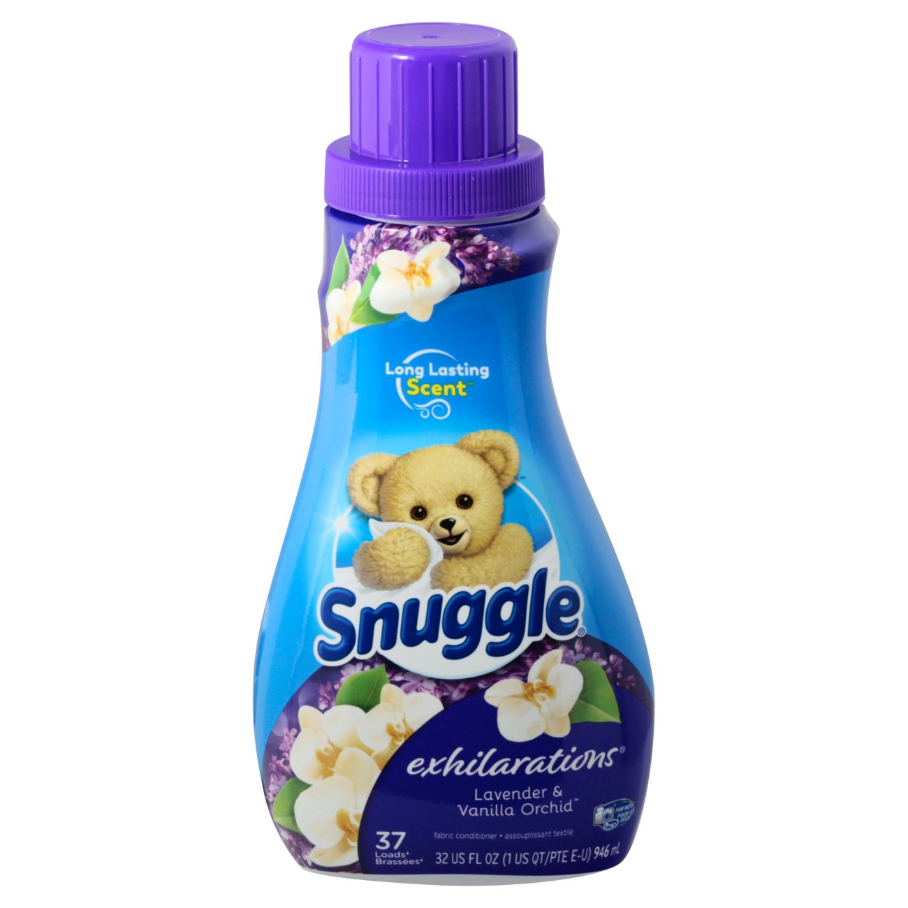 Snuggle Exhilarations Lavender & Vanilla Orchid Fabric Softener 37 ...