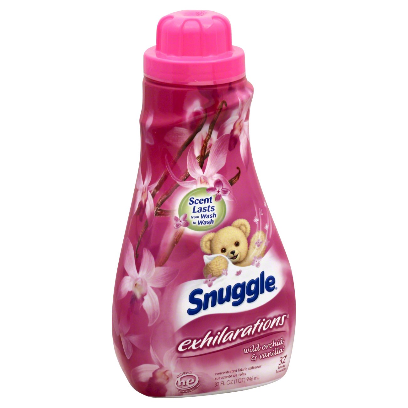 Snuggle Exhilarations Concentrated Wild Orchid and Vanilla Fabric Softener 32 Loads Shop