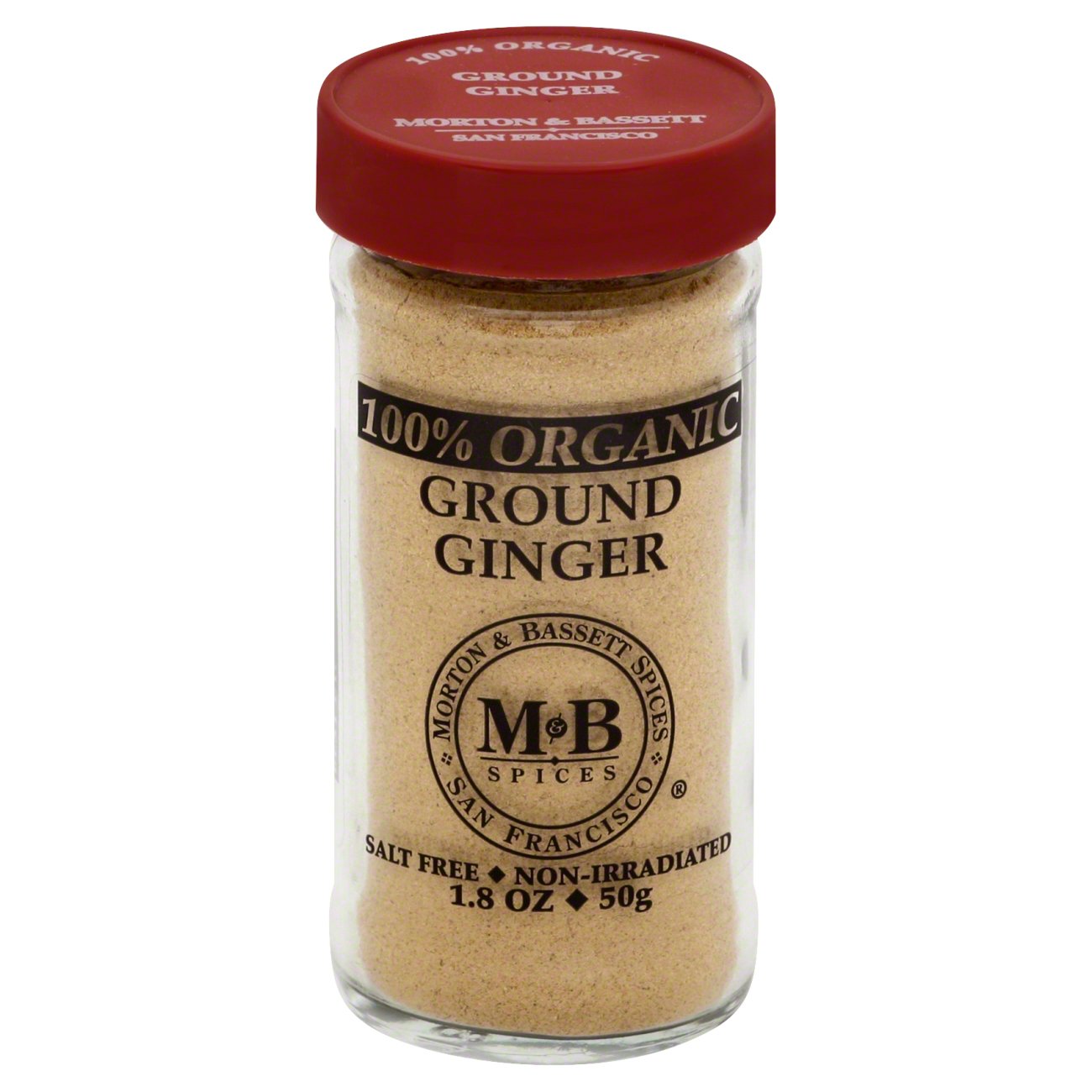 Morton & Bassett Organic Ground Ginger Shop Herbs & Spices at HEB