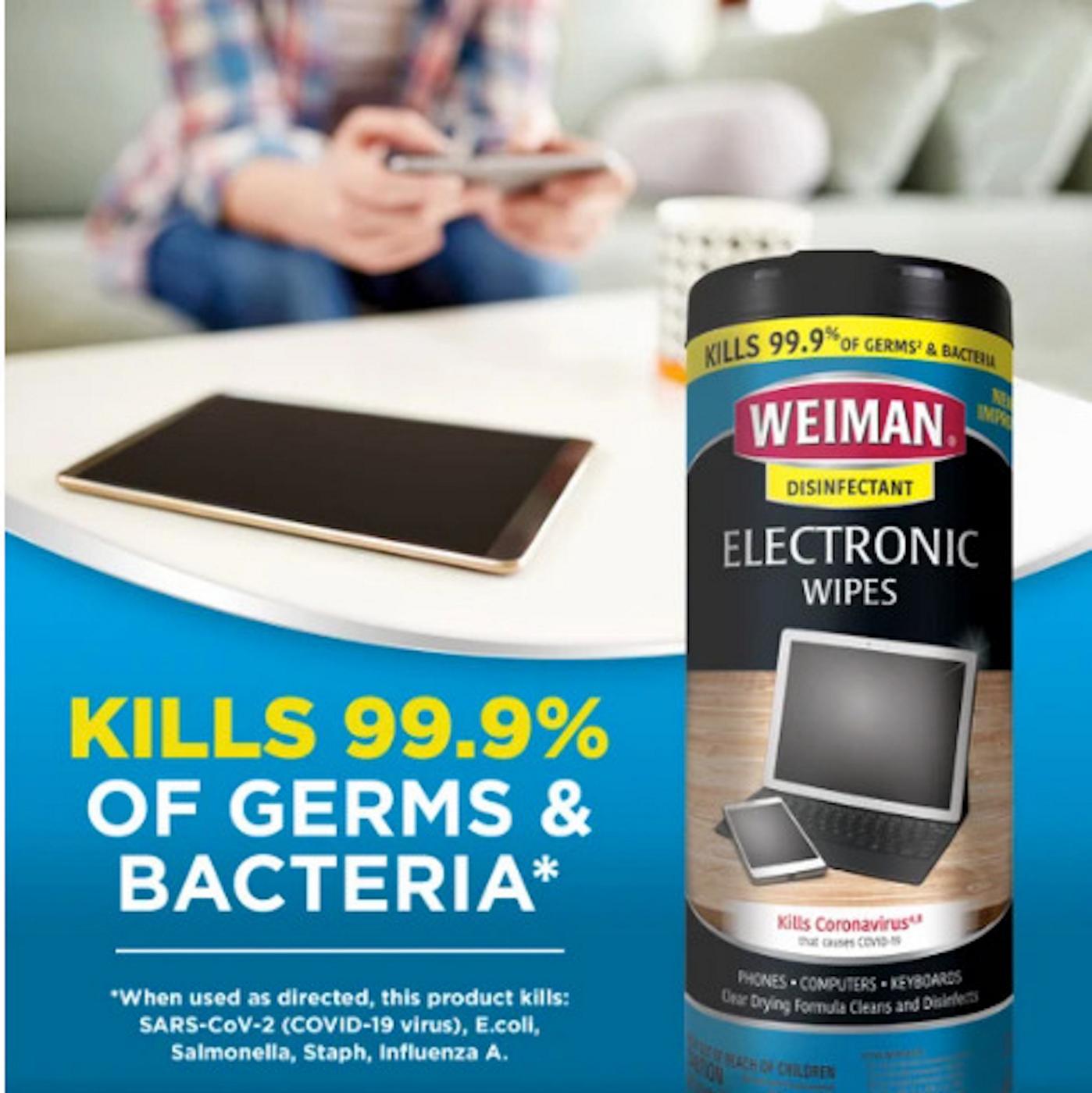 Weiman E-Tronic Wipes; image 2 of 6