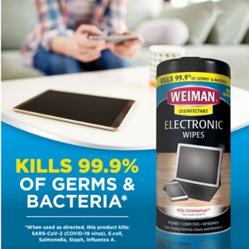 Weiman E-Tronic Wipes, 30 ct
