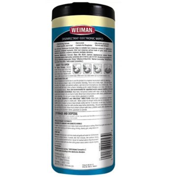 Weiman E-Tronic Wipes, 30 ct