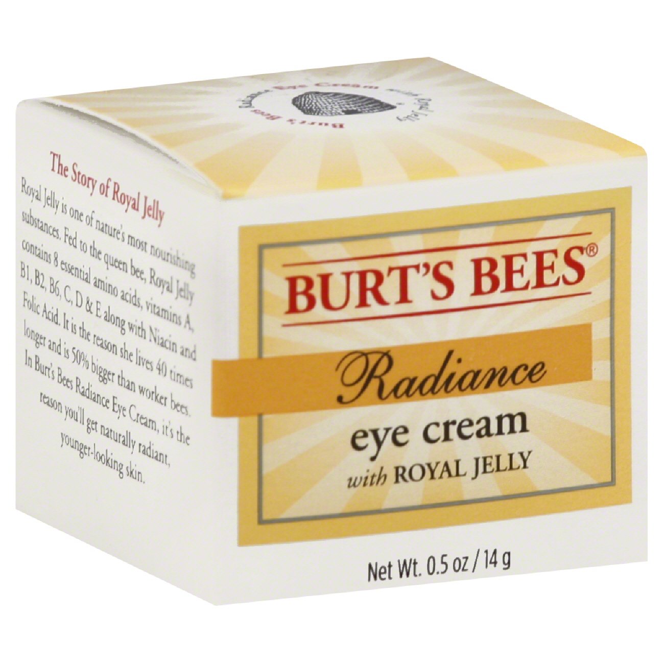 Burt's Bees Radiance Eye Cream With Royal Jelly Shop Eye Cream at HEB