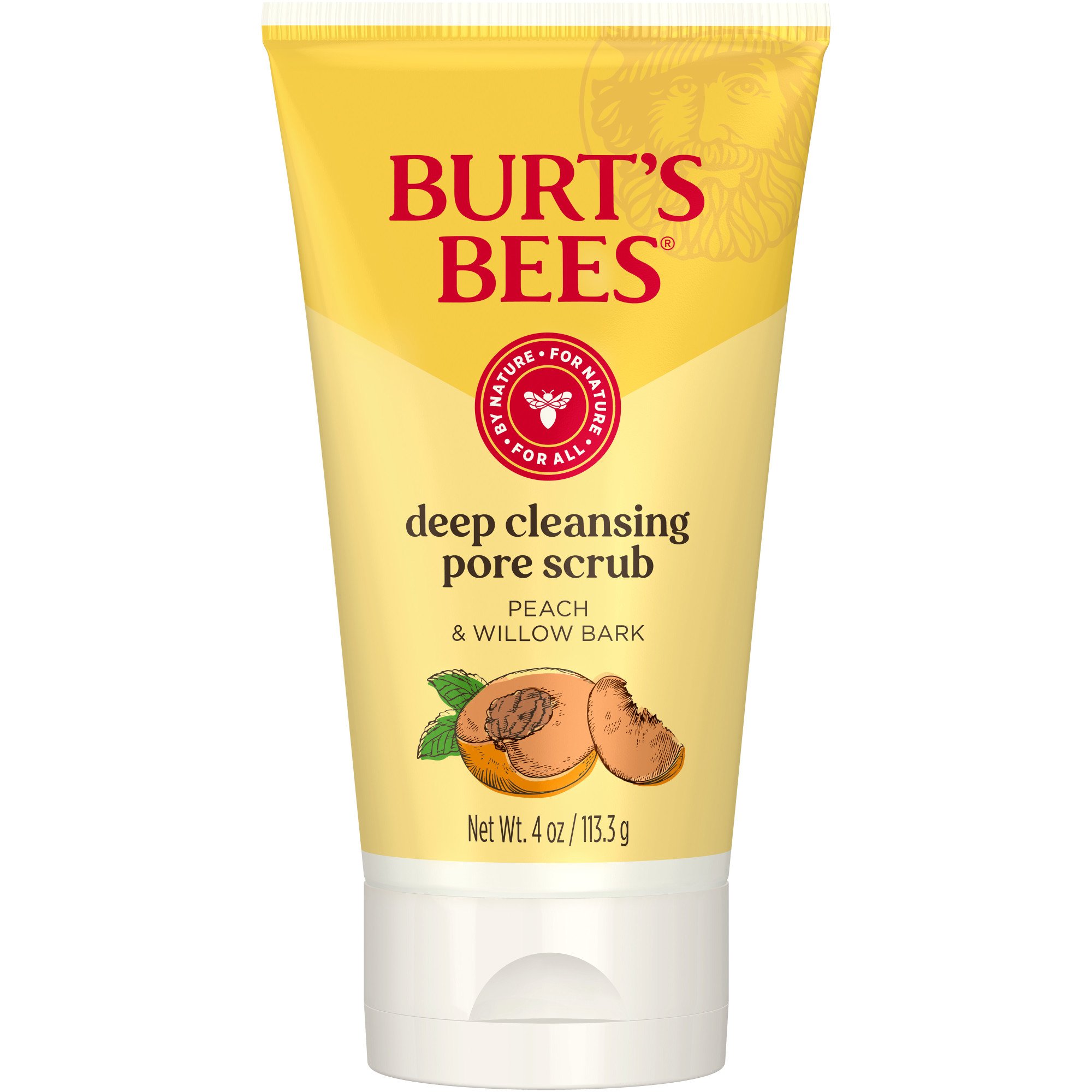 Burt's Bees Deep Cleansing Pore Scrub Peach & Willow Bark Shop
