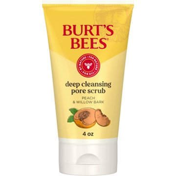 Burt's Bees Deep Cleansing Poor Scrub with Peach & Willow Bark