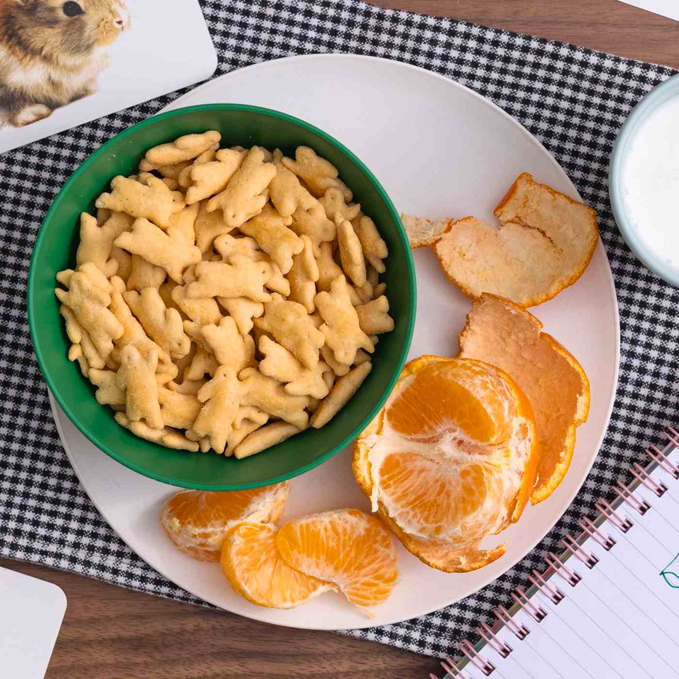 Annie's White Cheddar Bunnies Baked Crackers; image 2 of 5