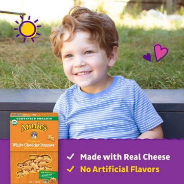 Annie's White Cheddar Bunnies Baked Crackers
