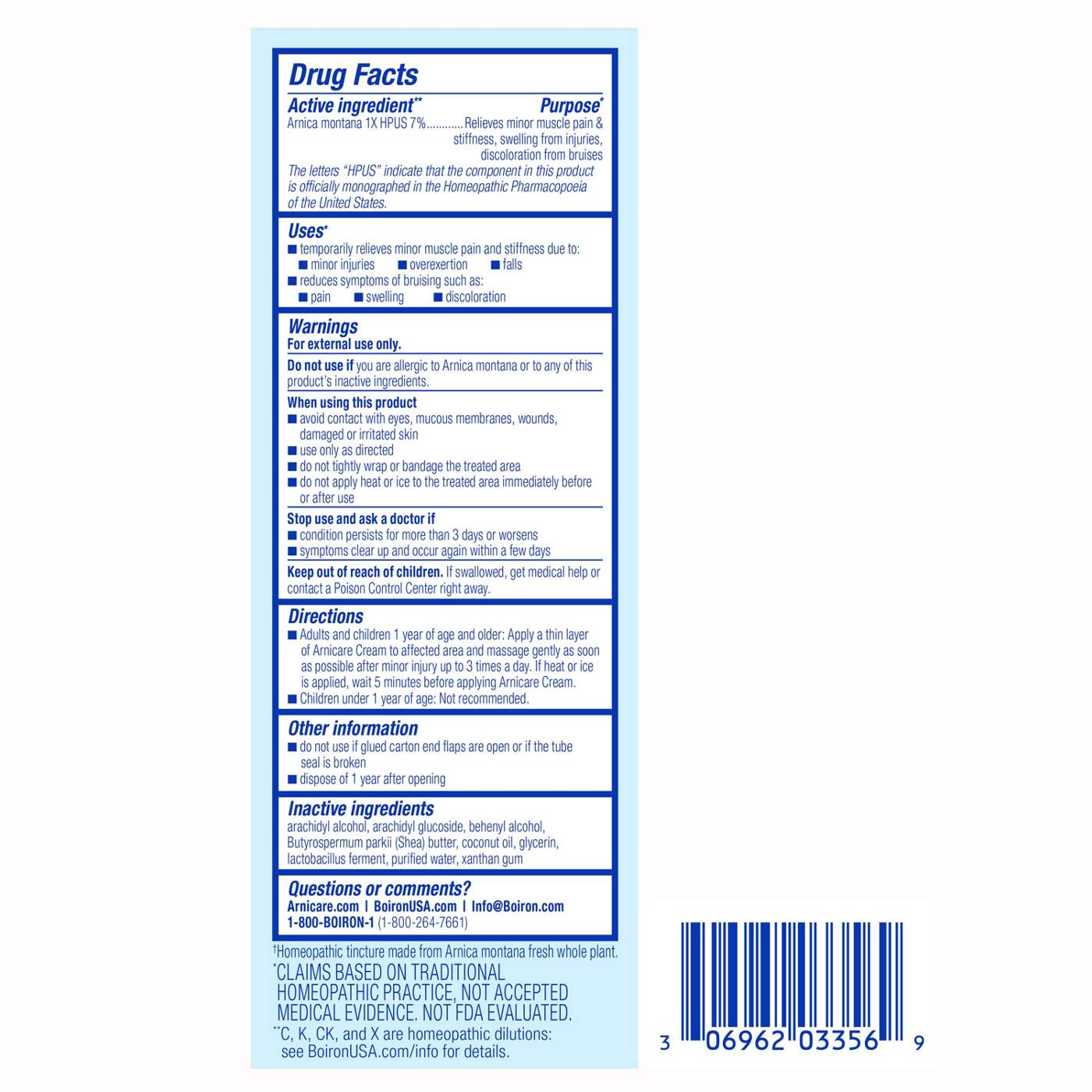 Boiron Arnica Cream; image 2 of 6