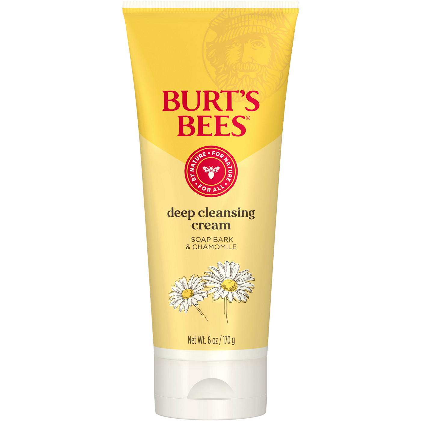 Burt's Bees Deep Cleansing Cream - Soap Bark & Chamomile; image 1 of 13