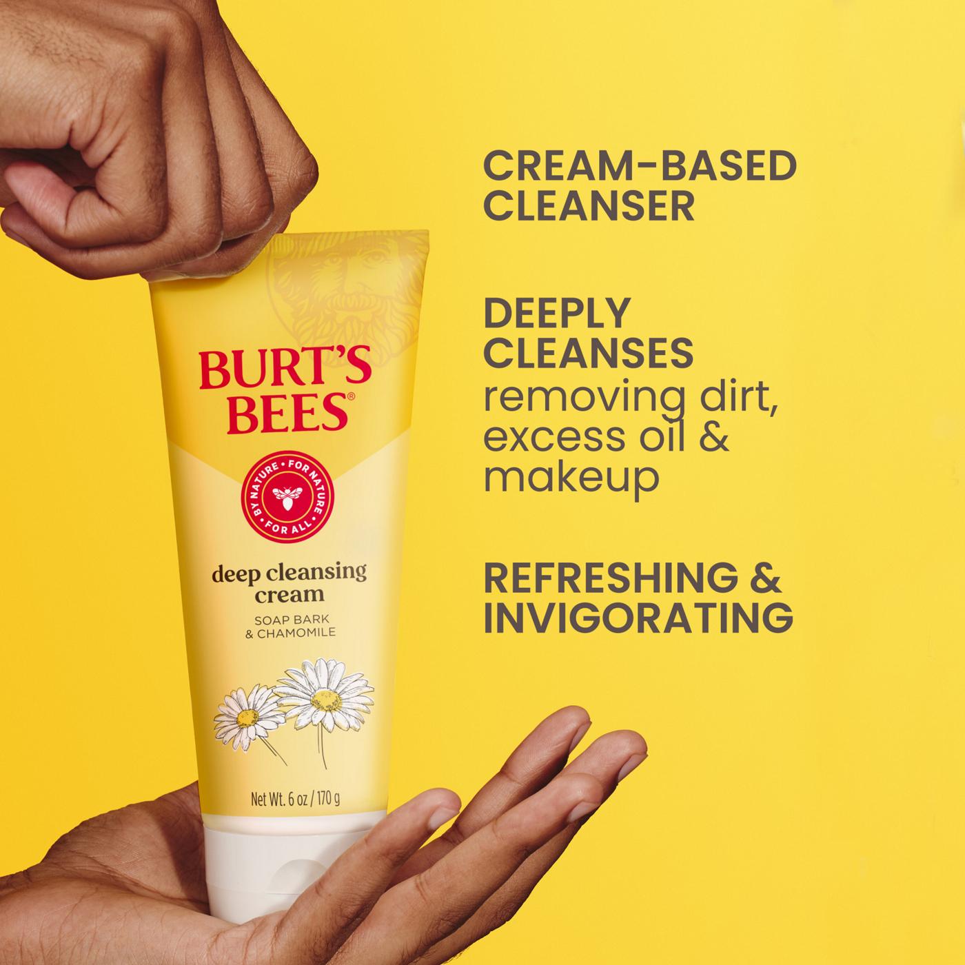 Burt's Bees Deep Cleansing Cream - Soap Bark & Chamomile; image 6 of 13